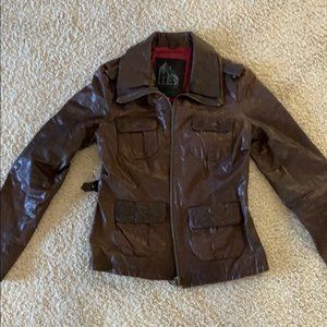 GET medium genuine leather jacket